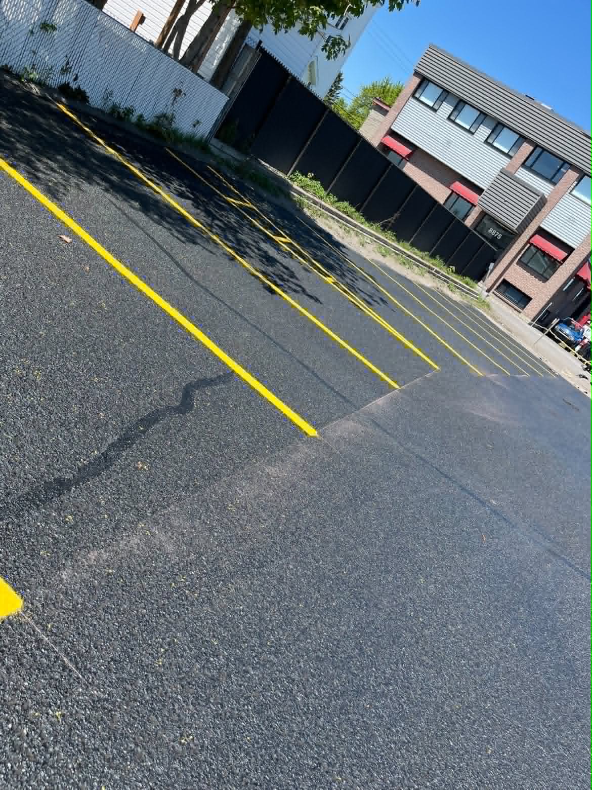 Réalisation Asphalte Nordique — Marquage routier à Québec