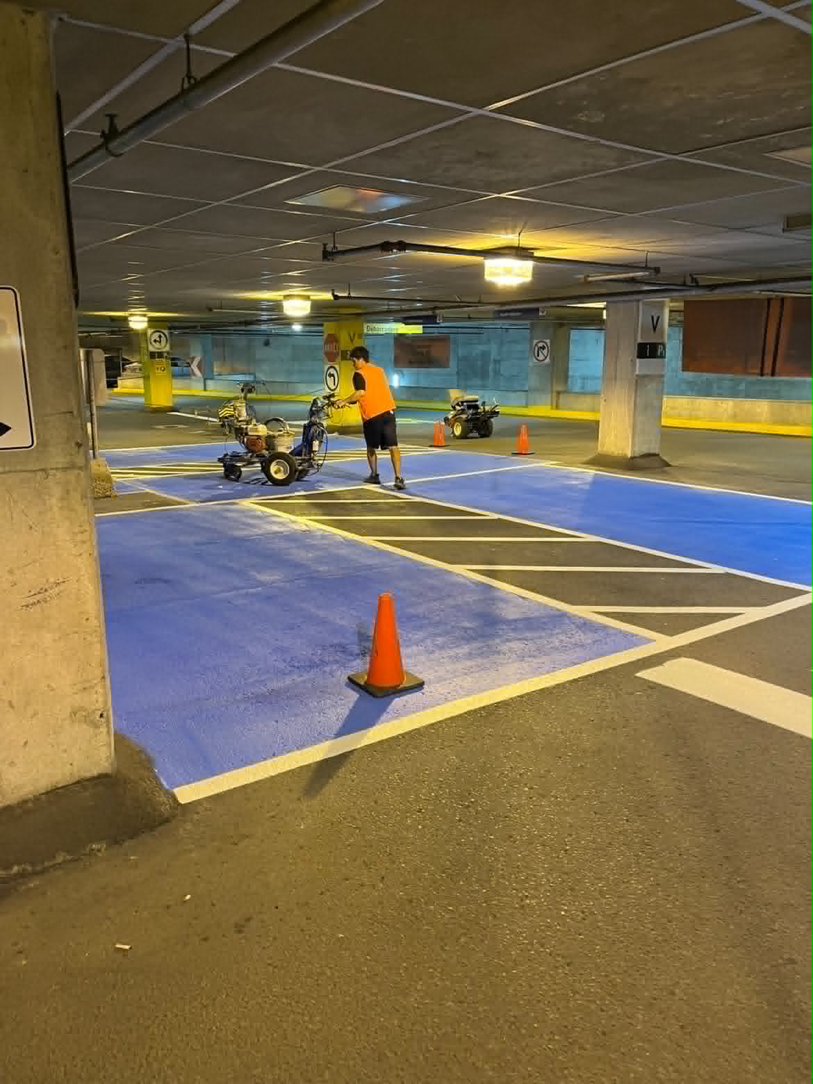 Réalisation Asphalte Nordique — Marquage routier à Québec